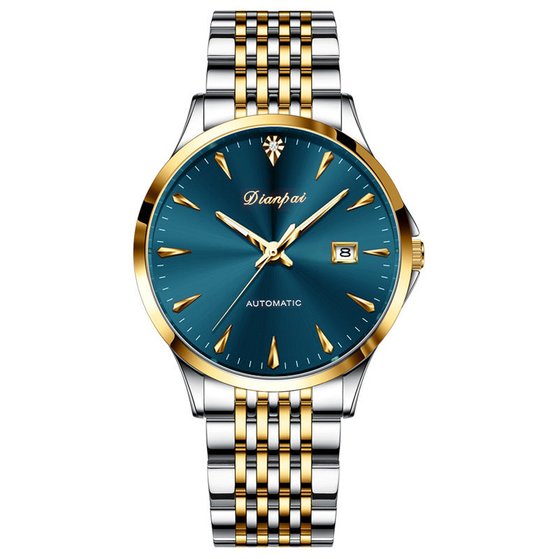 Men's Automatic Mechanical Watch with Simple Dial