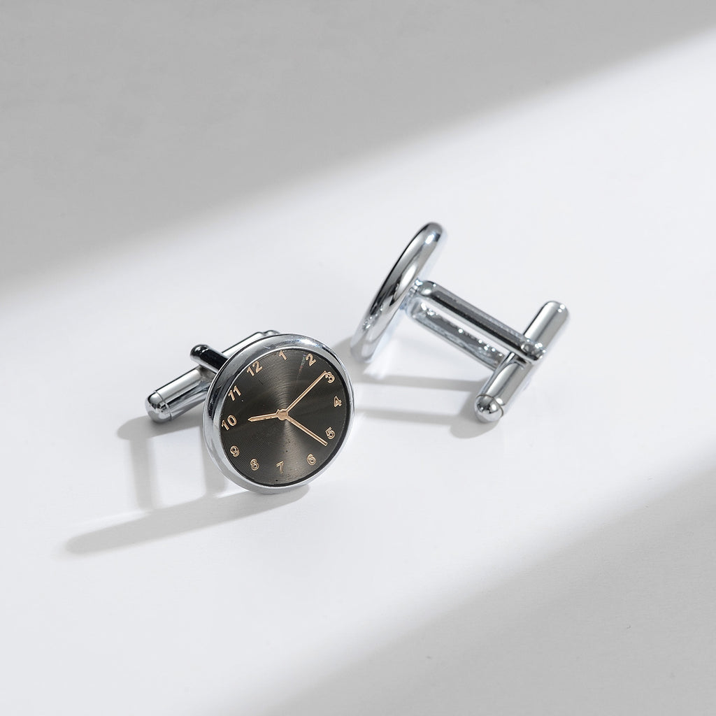 Daily Darcy Retro Patch Cufflinks en cuivre
