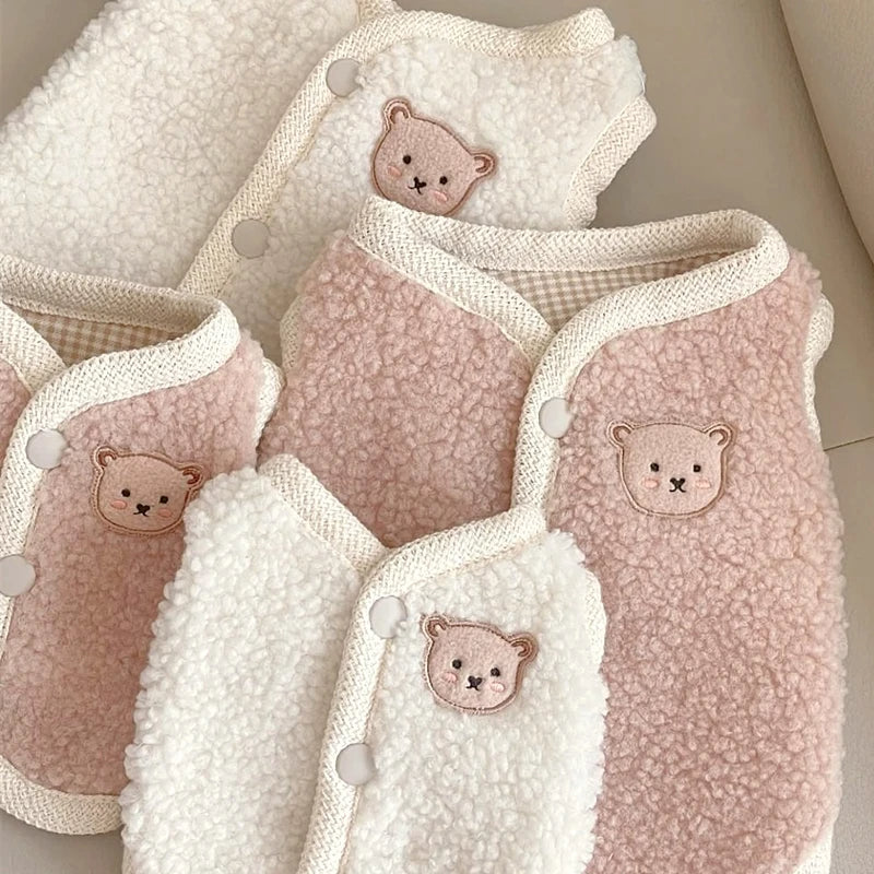 Bixin animaux vêtements chat chat chien automne et hiver porter épais coton manteau