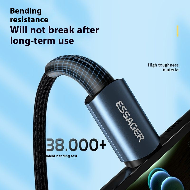 Câble de données à charge rapide PD100W pour téléphone portable Typec Chargement rapide