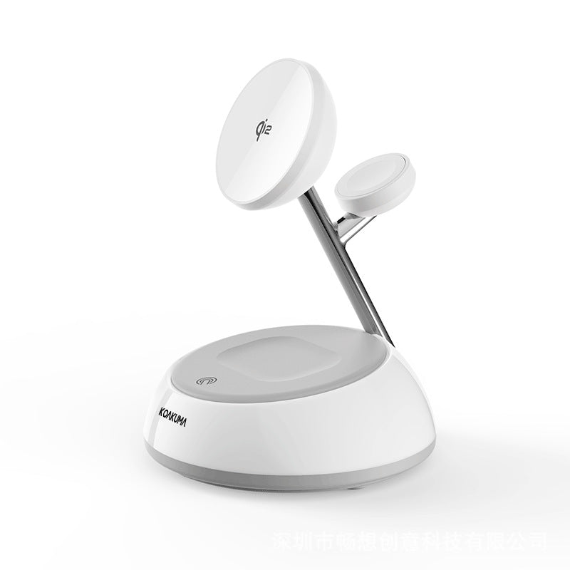 Chargeur de téléphone 4-en-1 sans fil magnétique multifonctionnel