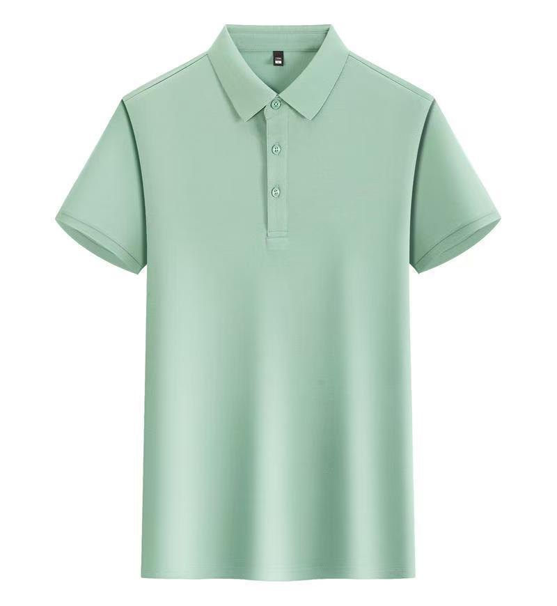 Faites des uniformes d'entreprise à manches courtes avec un collier tournant