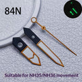 Accessoires de montre mains modifiées Compatible avec NH35NH36 Mouvements Luminous Watch Ha