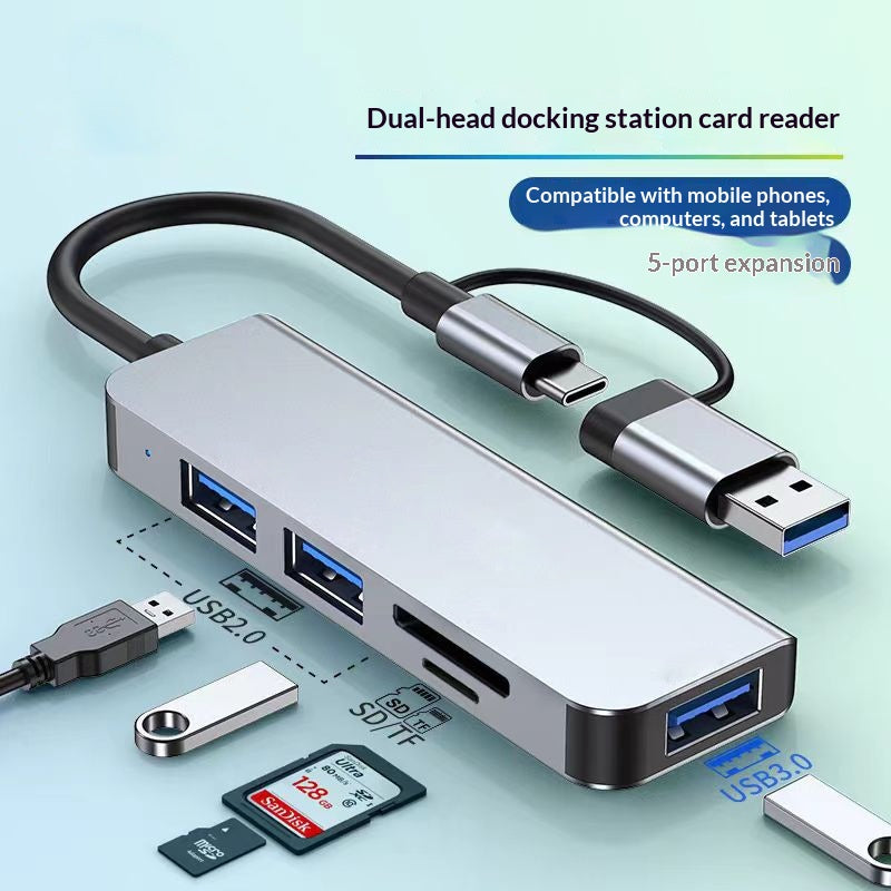 Extendeur d'ordinateur portable 8-en-1 à double tête multifonctions