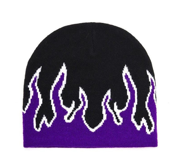 Mode simple chapeau de laine de flamme chaude