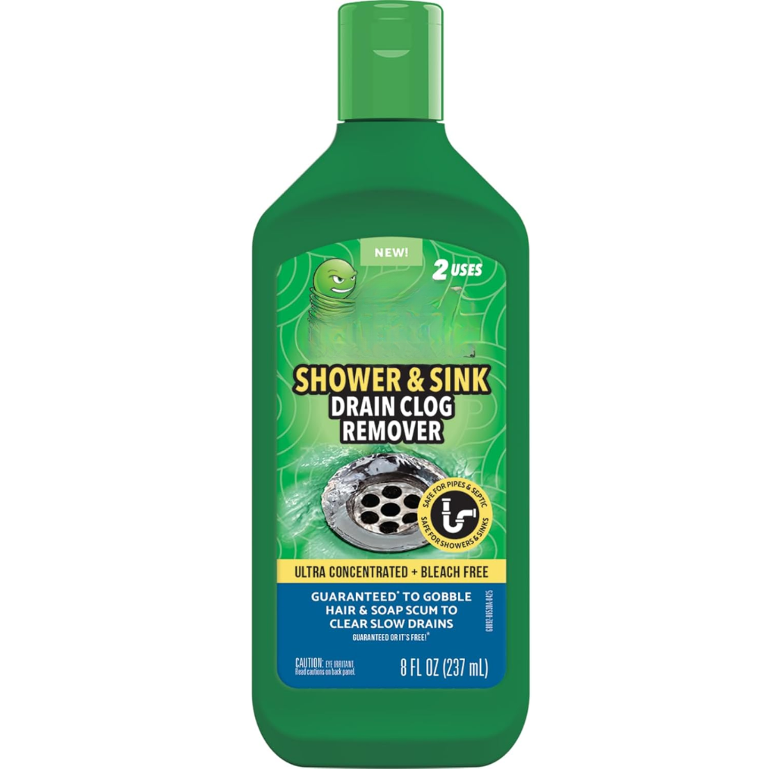 Drain Clog Remover ultra concentré Nettoyeur puissant de savon de graisse pour cheveux pour bain