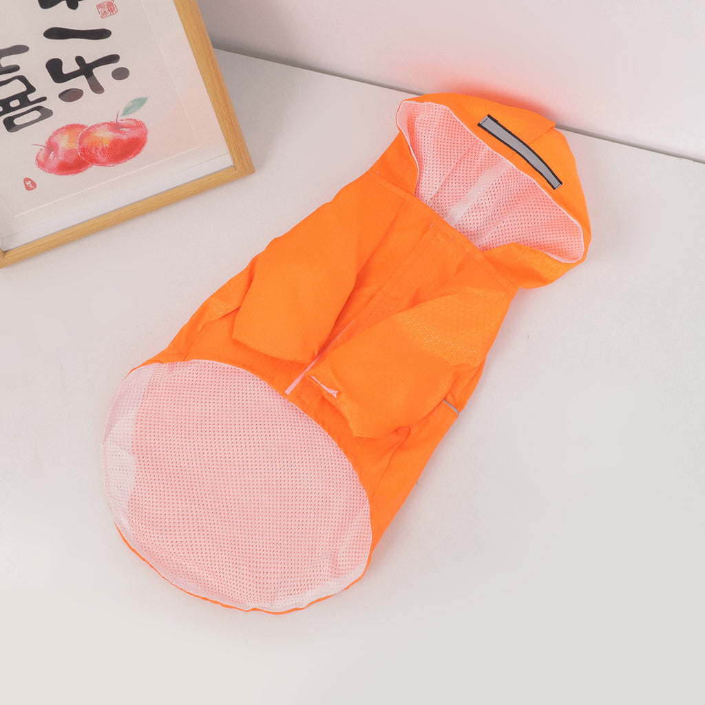 Manteau de pluie pour chien réflecteur imperméable imperméable à la neige pour petits chats chiots imperméable animaux de compagnie S