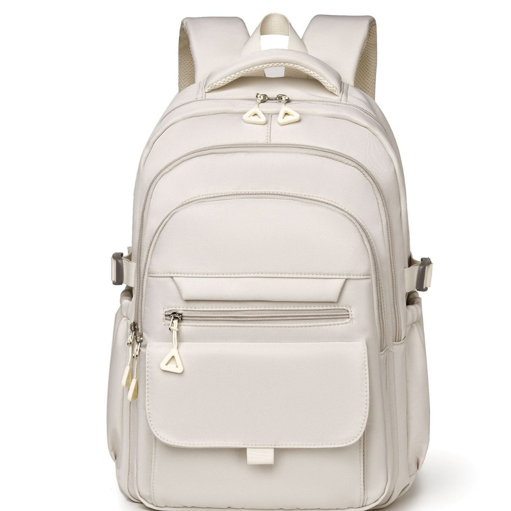 Sac à dos pour étudiant polyvalent de couleur solide