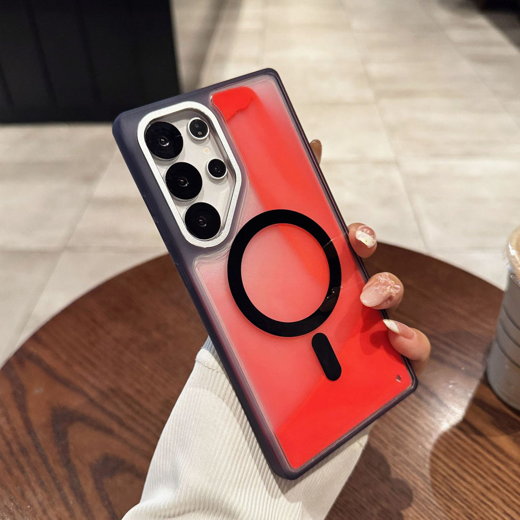 Lumineux Quicksand S25Ultra boîtier de téléphone à aspiration magnétique