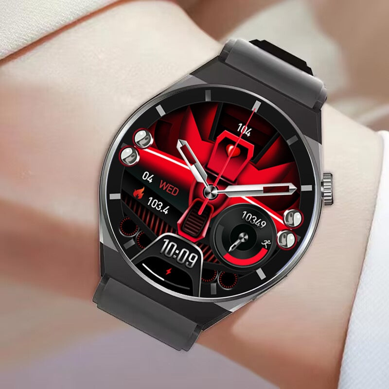 Smart Sports Watch avec Bluetooth appelant la fréquence cardiaque et surveillance du glucose du sanga multifu