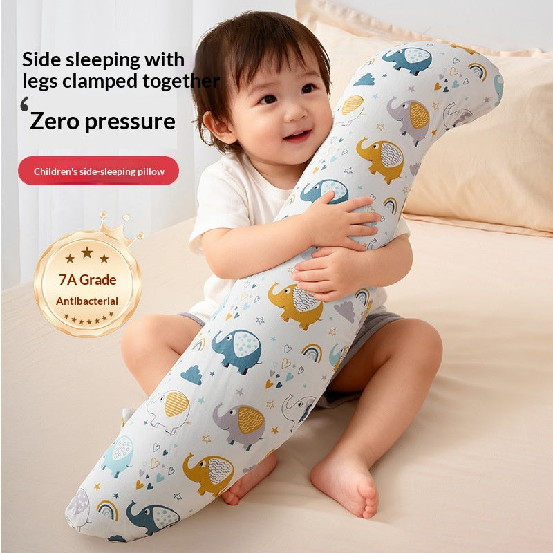 Oreiller long en forme d'hippocampe mignon pour les enfants parfaits pour la randonnée tout en dormant sur leur côté