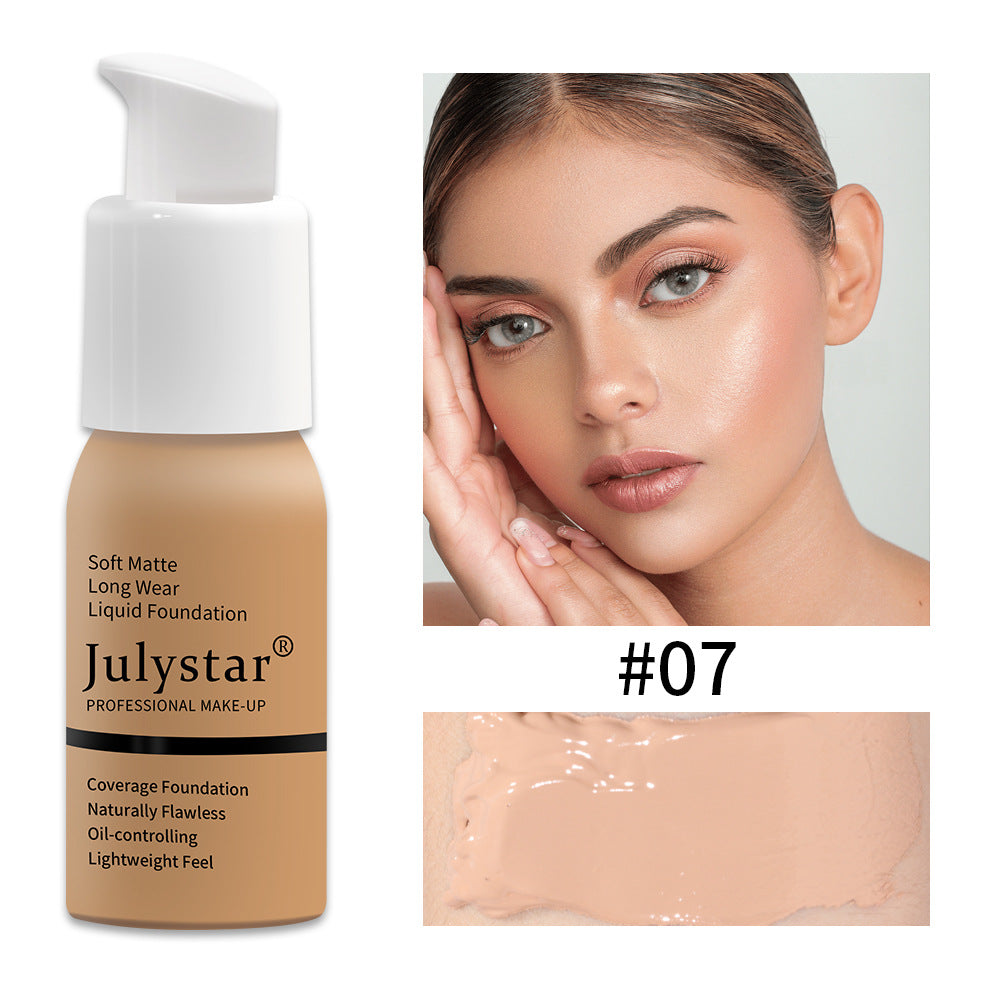 Maquillage de la Fondation hydratante