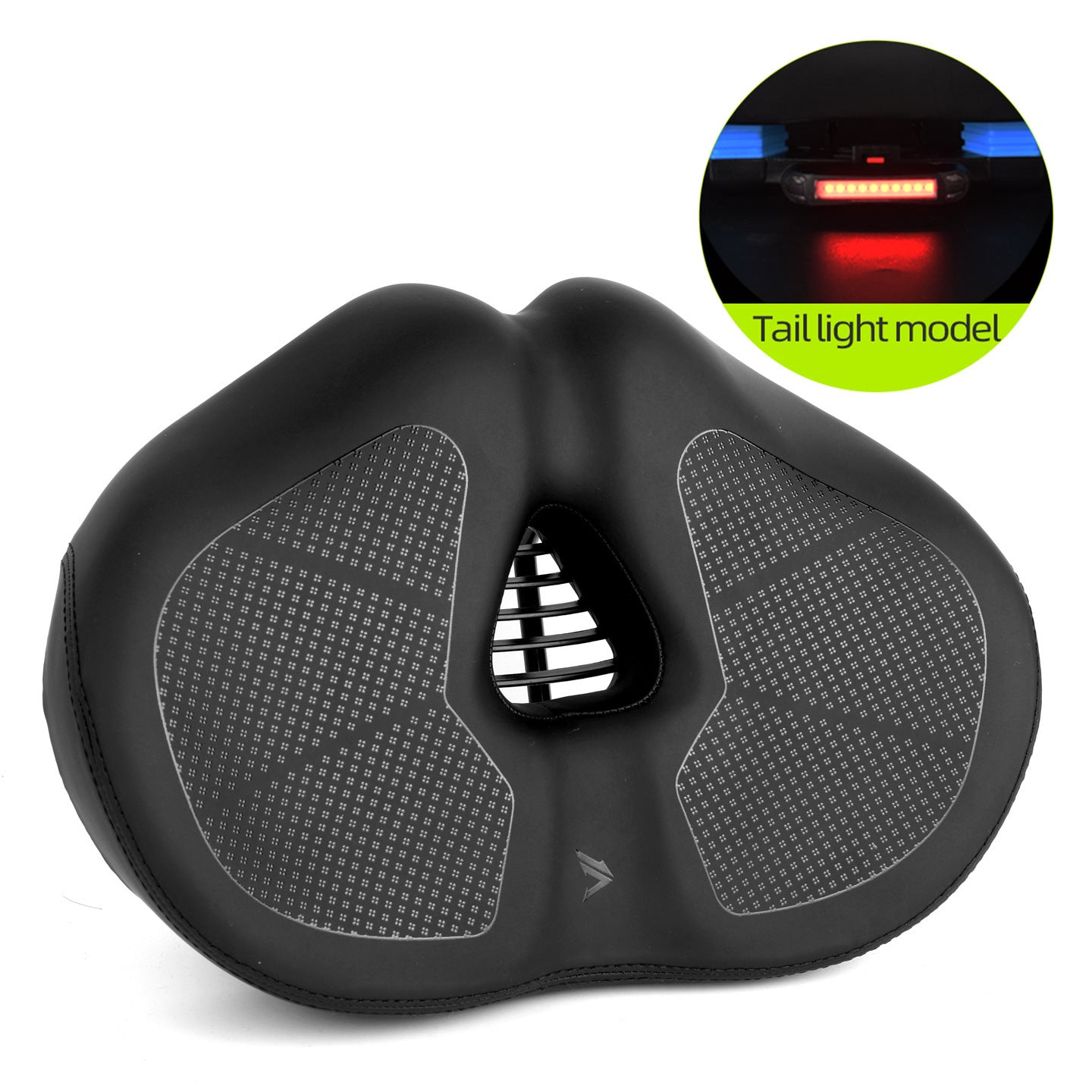 Large Selle de vélo de montagne en forme de 412 Coussin de siège de vélo pliant