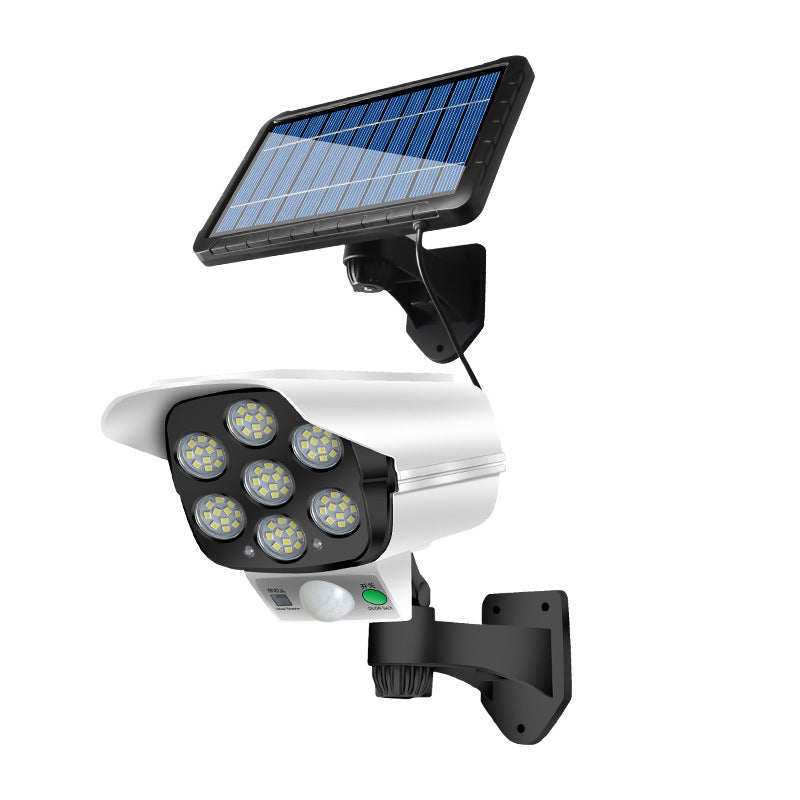 Solar Simulation Monitor Lampe extérieure Cour Led Waterproof Induction Road Home Wall Ro