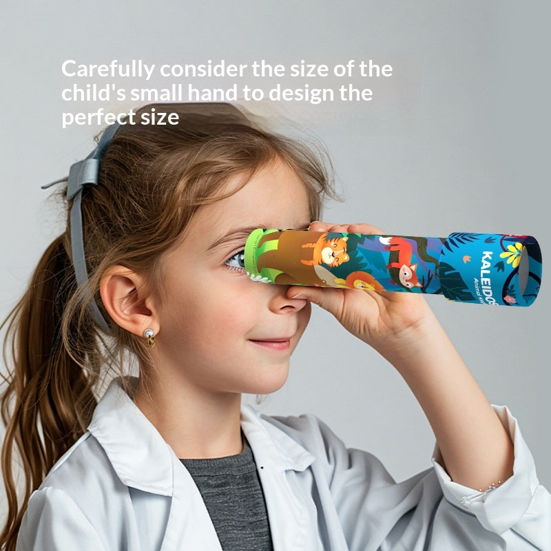 Kaléidoscope multifonctionnel Jouet éducatif pour enfants Prisme triangulaire
