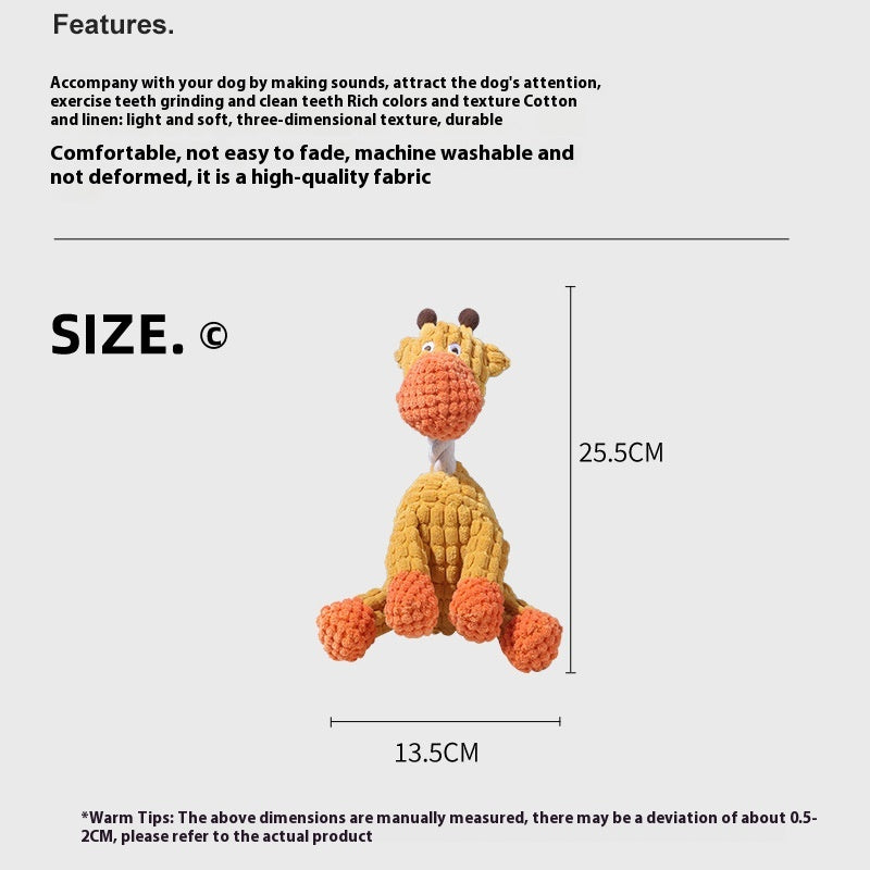 Jouet de chien chien Bite de son jouet en peluche interactive