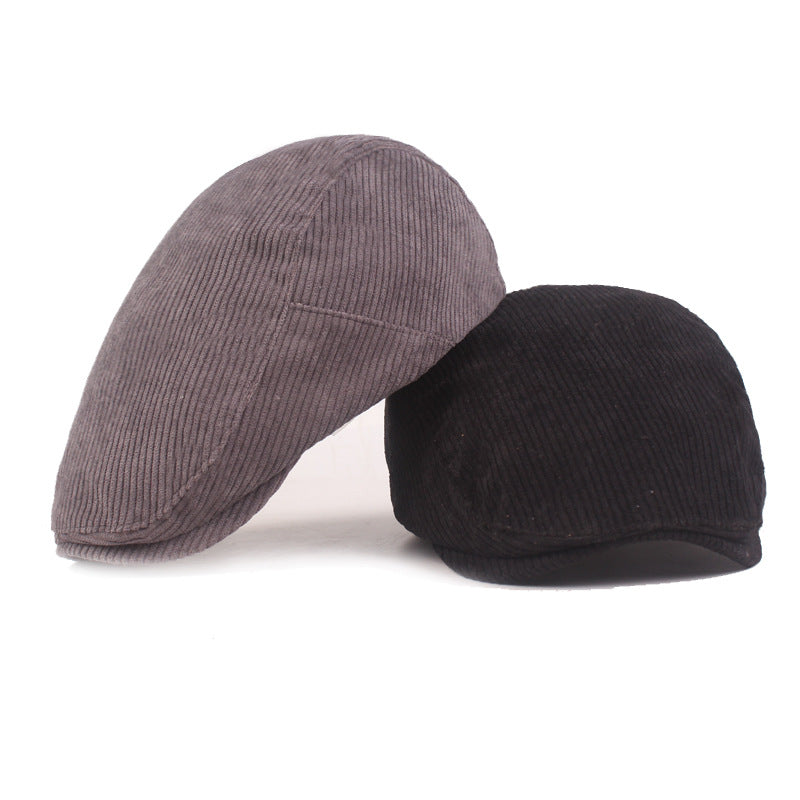 Les hommes rayés ont pris un cap chaud pour l'automne et l'hiver Casual Baseball Cap