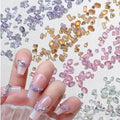Décorations d'art à ongles Mini Zircon de 50 pièces multi-forme