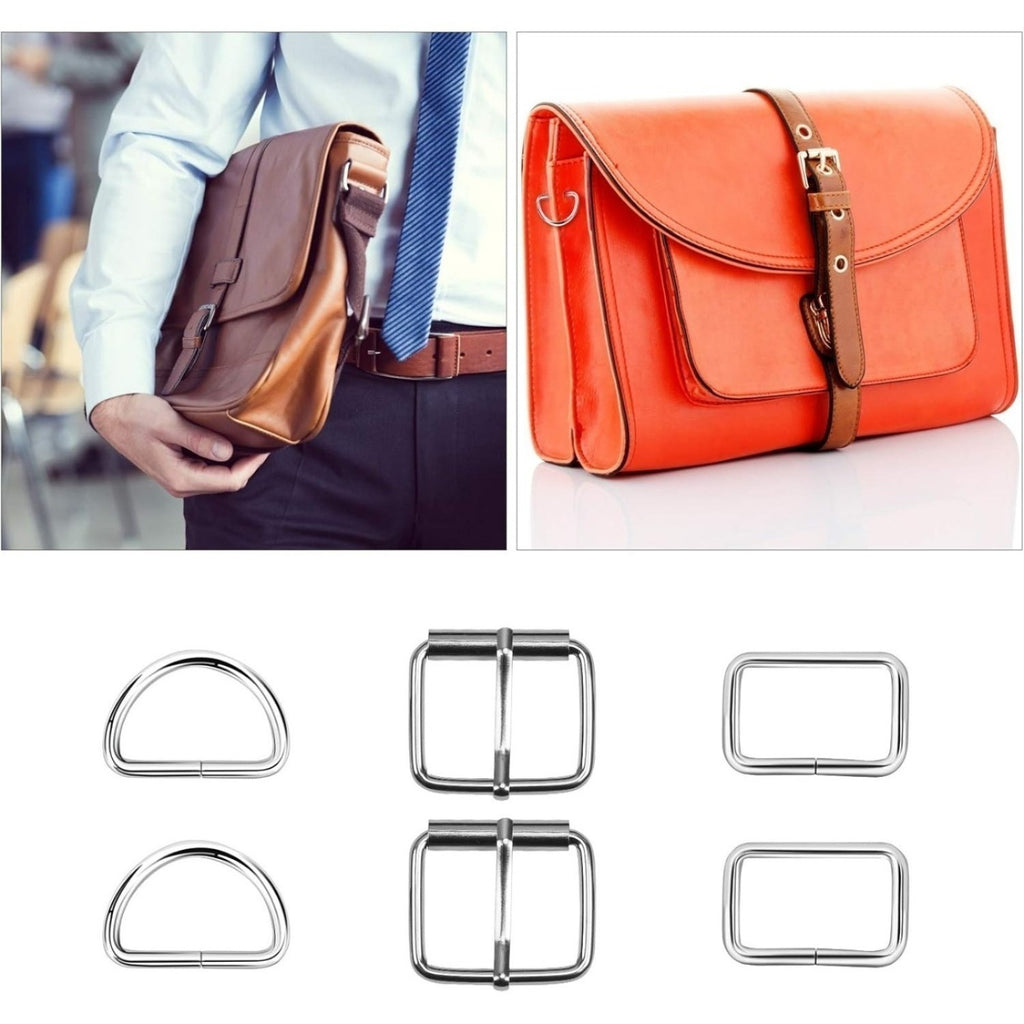 Ensemble d'accessoires de couture 36 pièces : anneaux en D
