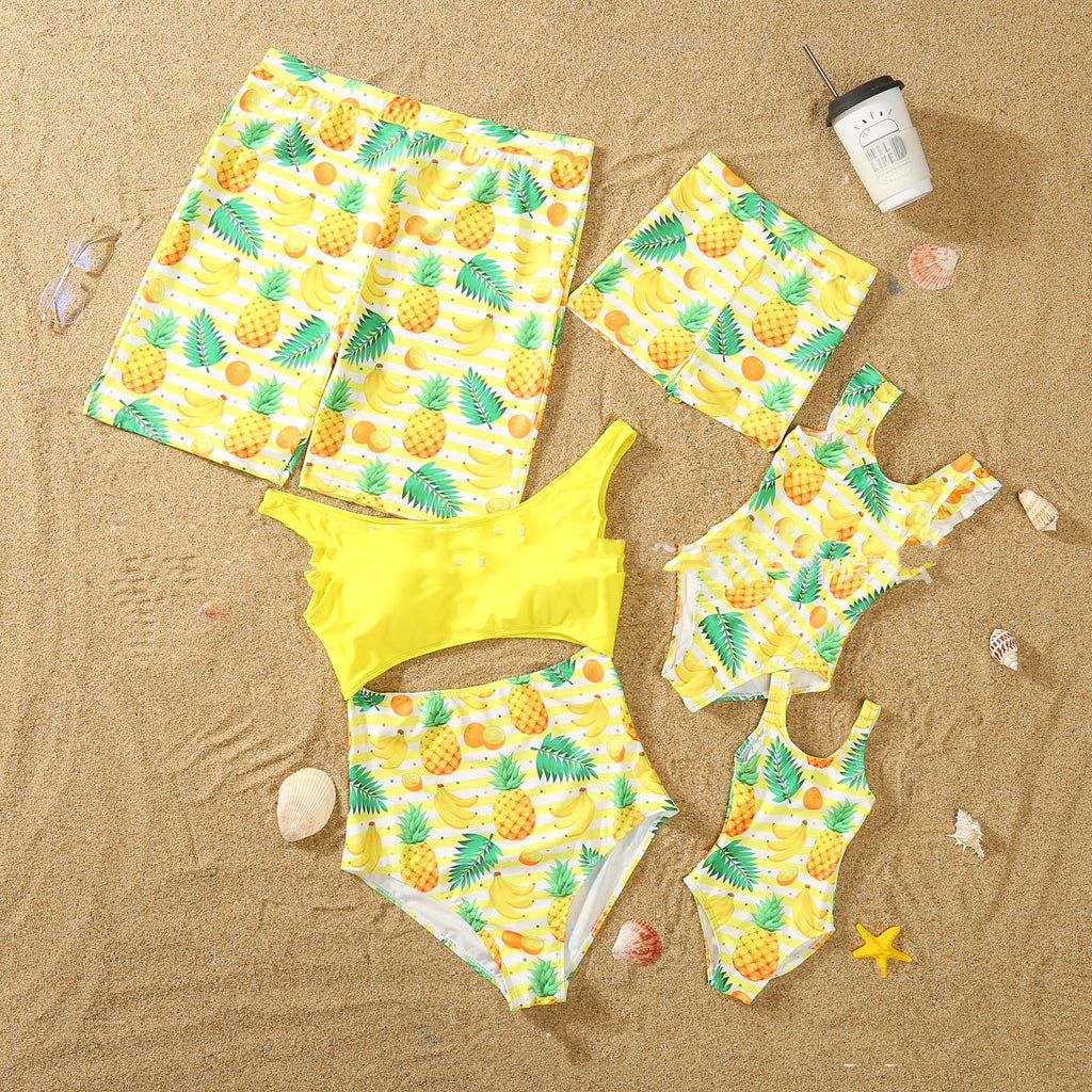 Maillot de bain mère-enfant Quick Dry Beach Pantalon Maillot de bain mi-enfant