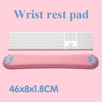 Cat's Claw Memory Mousse Keyboard Support main Bracelet Cute Cartoon Creative