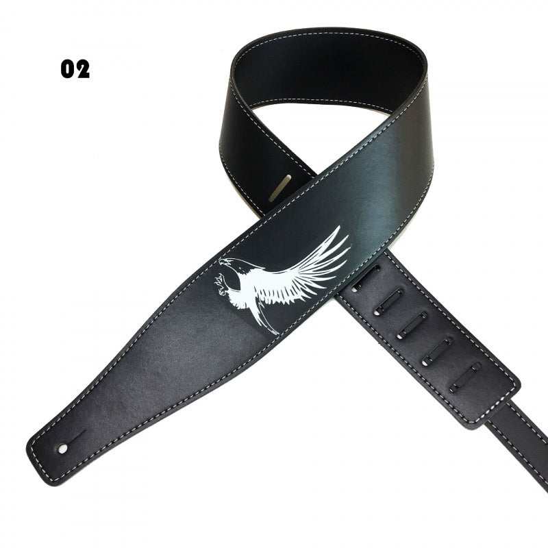 Couleur Impression Folk Guitar Strap Accessoires instrument de musique