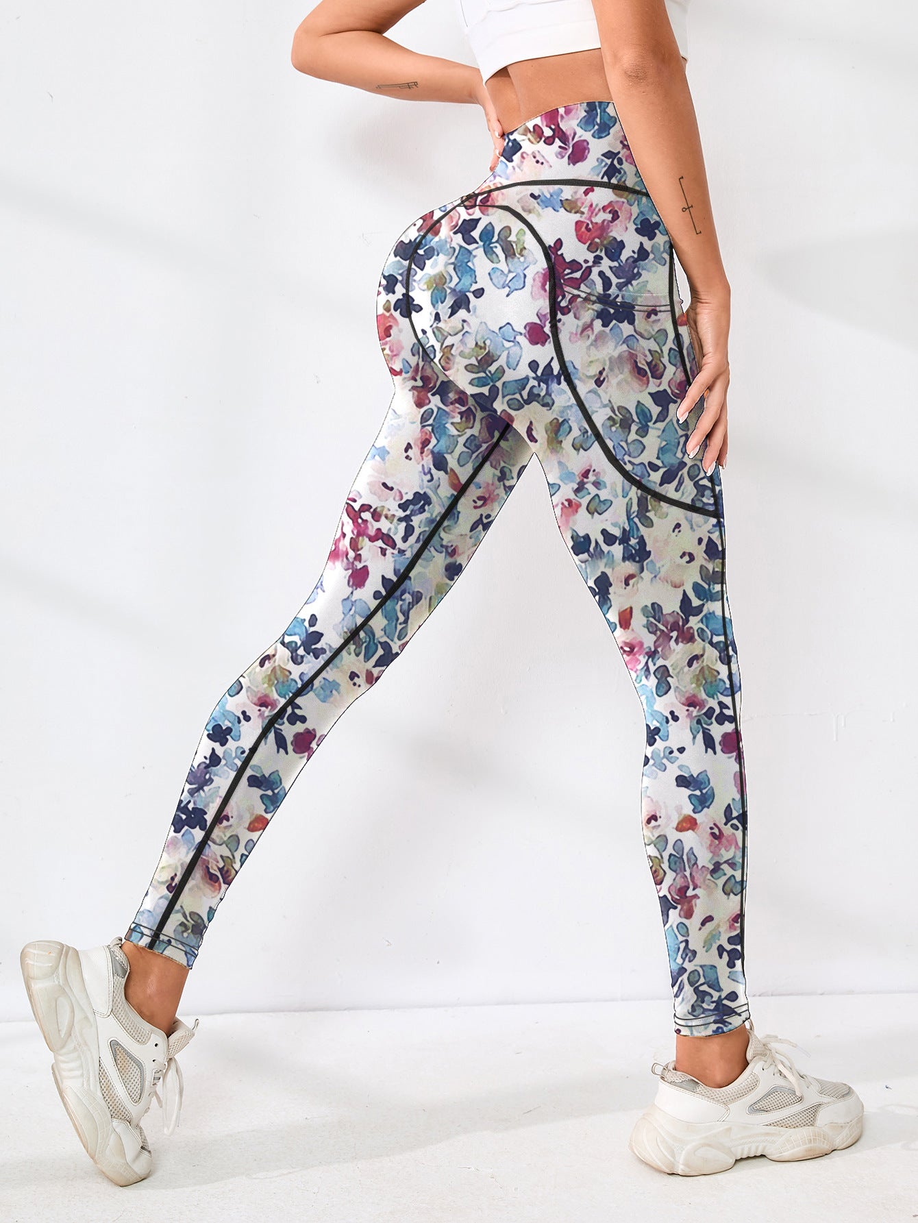 Pantalons de yoga populaires avec impression numérique