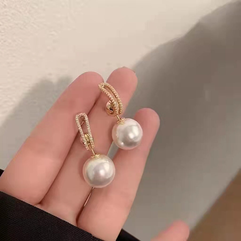 Multiples façons de porter des boucles d'oreilles perles Earrops Exquisite des femmes