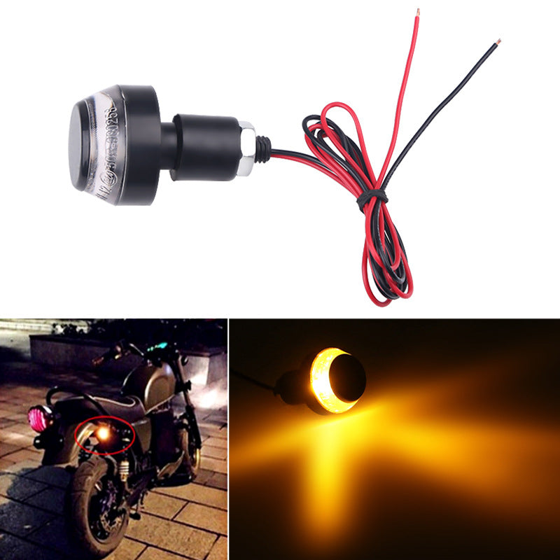 Terminal de poignée de moto 12LED Indicateur de virage bicolore