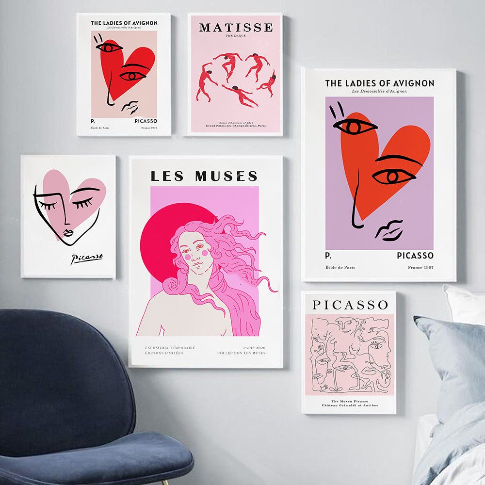 Matisse Venus Toile Art abstrait Affiche Peinture décorative