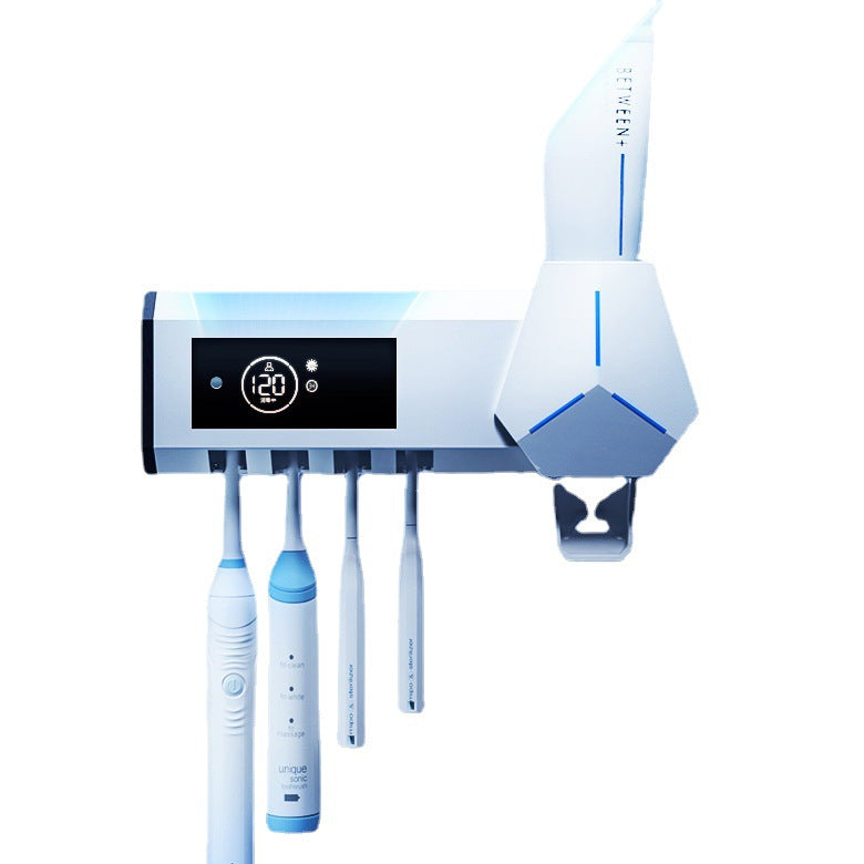 Brosse à dents UV blanche Sanitizer & Holder