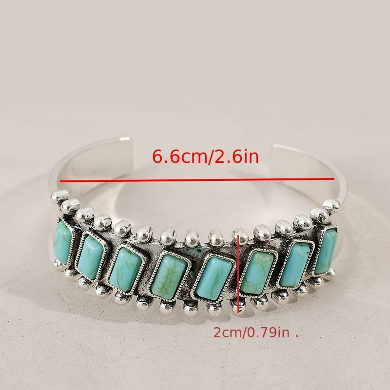 Bracelet Vintage naturel turquoise pour femmes