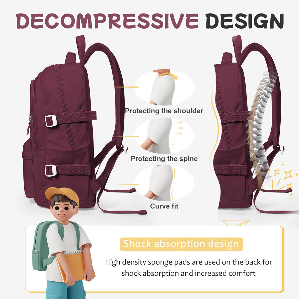 Sac à dos simple en nylon polyvalent