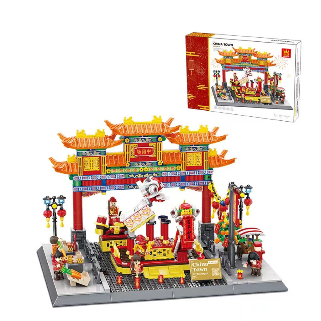 Wange Building Block Street View Jouets pour enfants