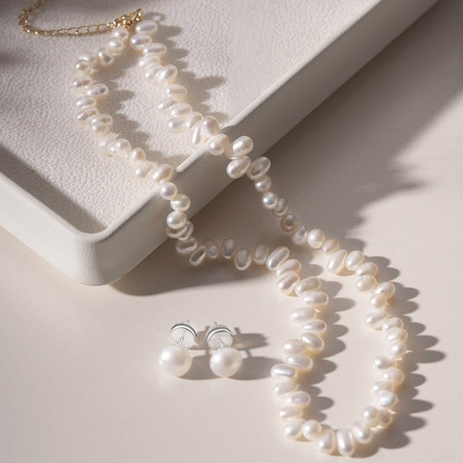 Collier de perles d'eau douce pour les femmes