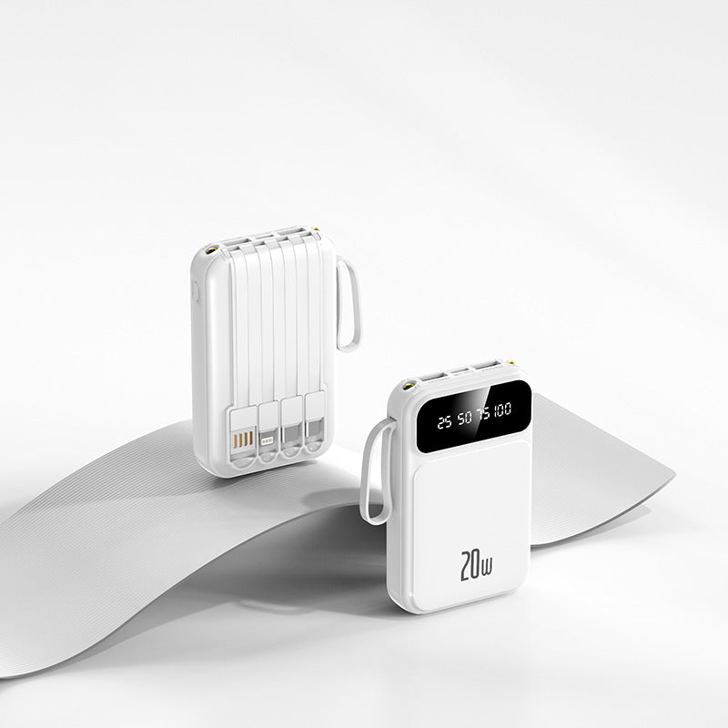Avec Cable Power Bank Grande Capacité Mini