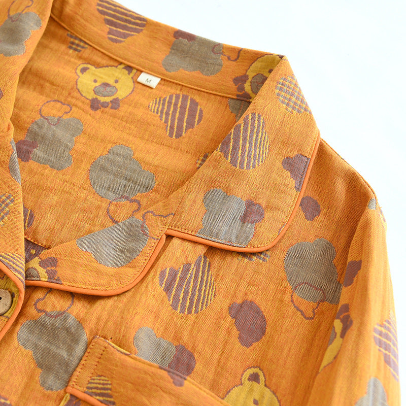 Robe de pyjama de Jacquard tissée
