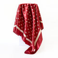 Polka-dot Imprimer Headscarf Femmes Faux Écharpe en soie