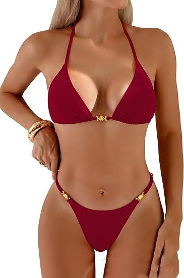 Nouveau style Bikini bicolore pour femmes