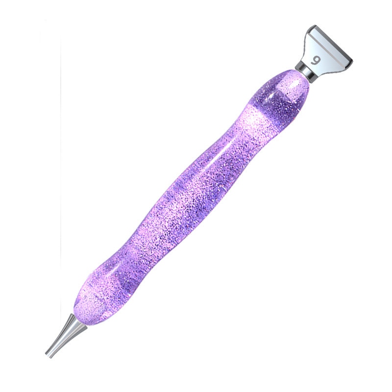 Ensemble d'outils de peinture diamant alliage tête de stylo bricolage