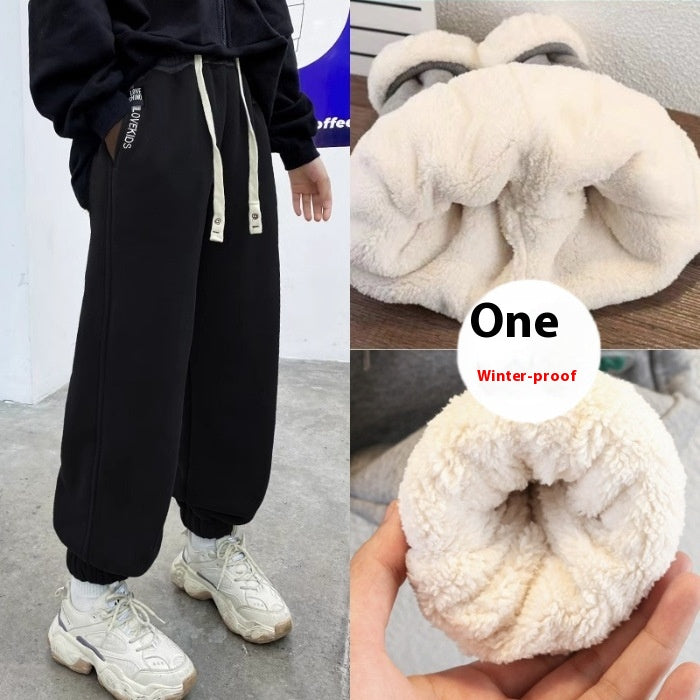 Filles Chandail en cachemire doublé de polaire