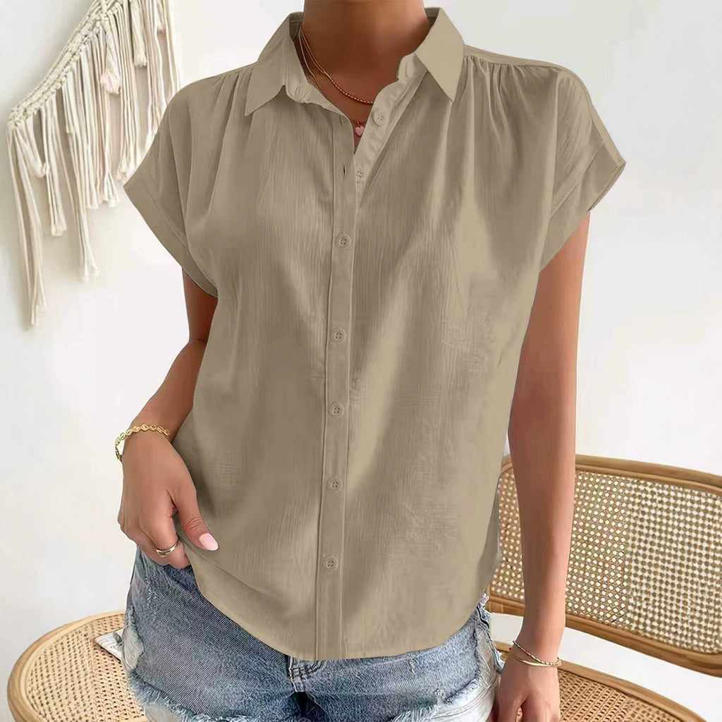 Chemise à manches courtes à manches courtes à manches courtes pour femmes