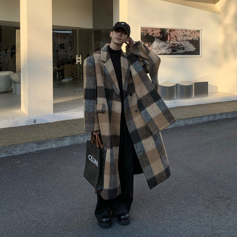 Manteau pour homme occasionnel extra-long pour l'automne