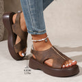 SpringSummer Retro Beach Velcro Sandales