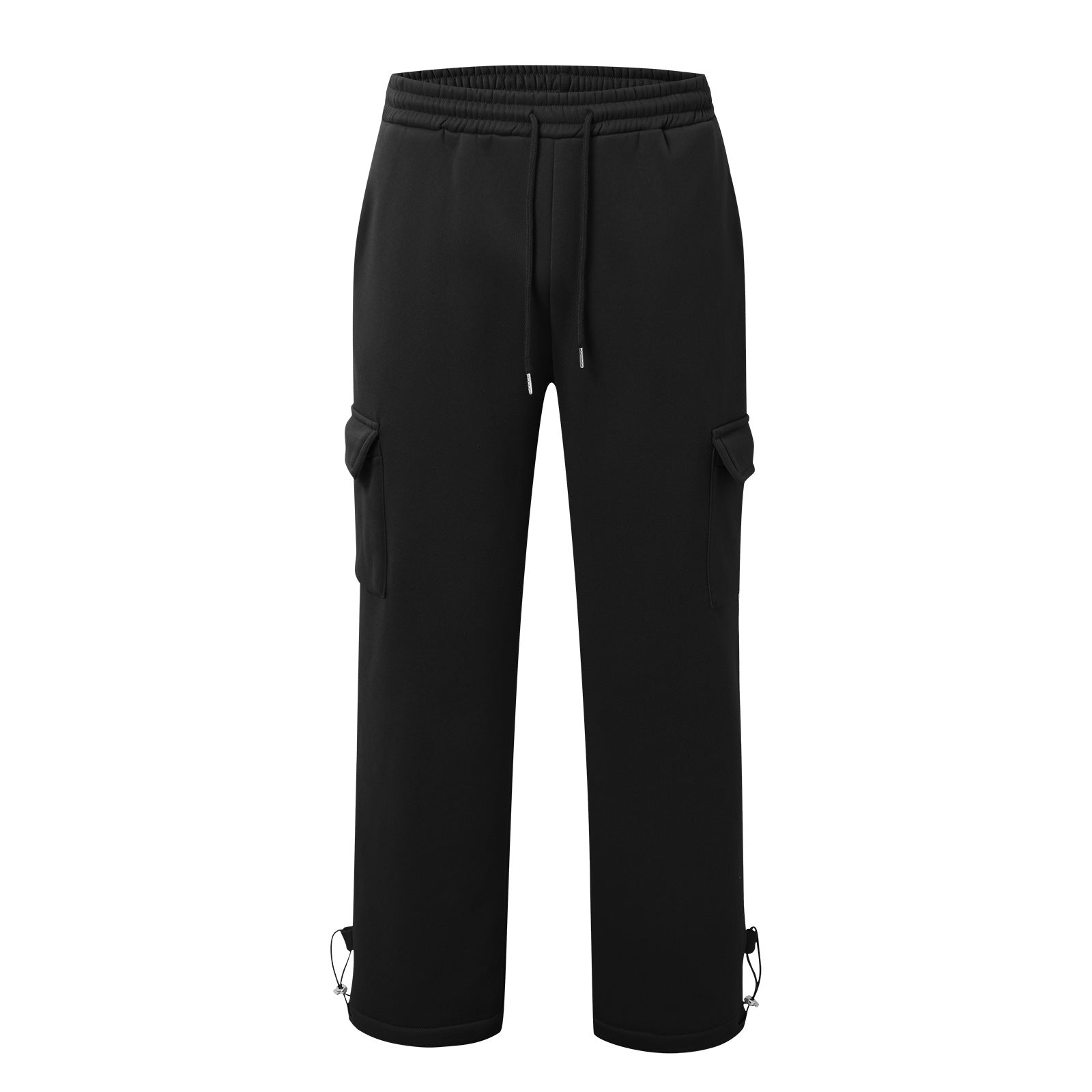 Pantalons enroulés avec de multiples poches et cordons