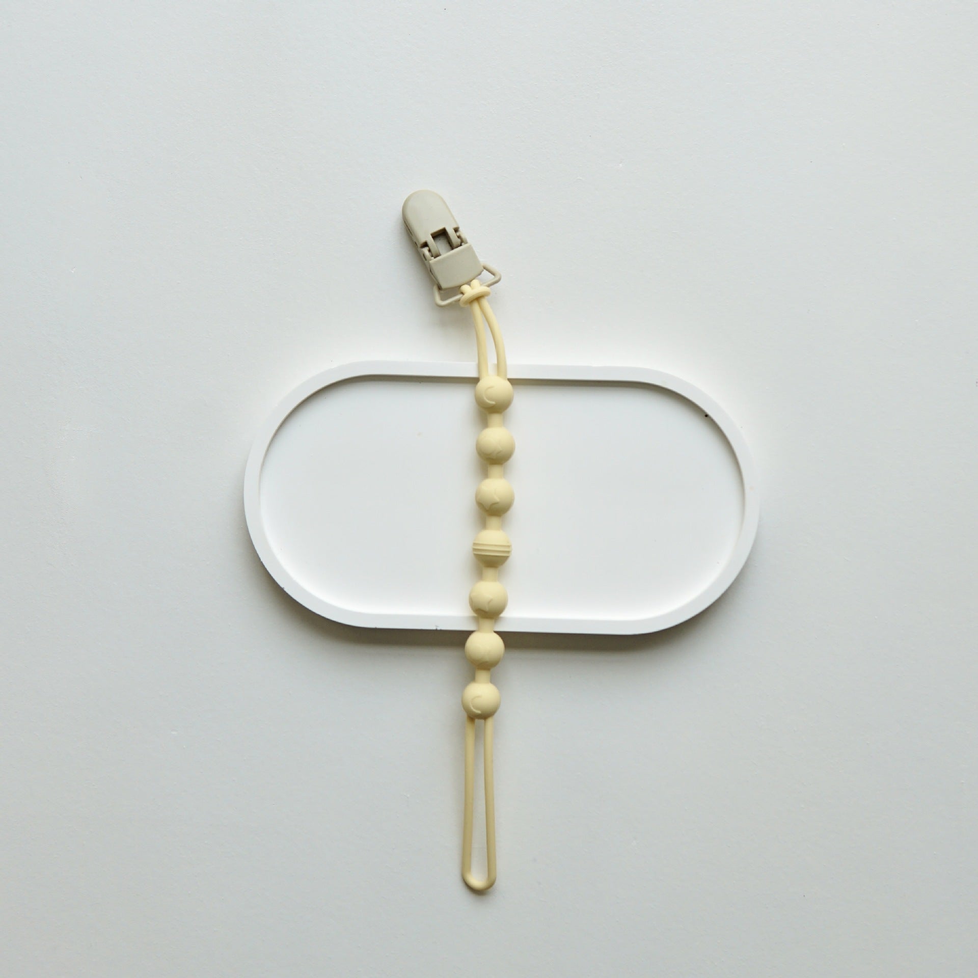 Babys All-in-one Silicone sans pores Pacifier de hêtre Clip avec chaîne anti-loss