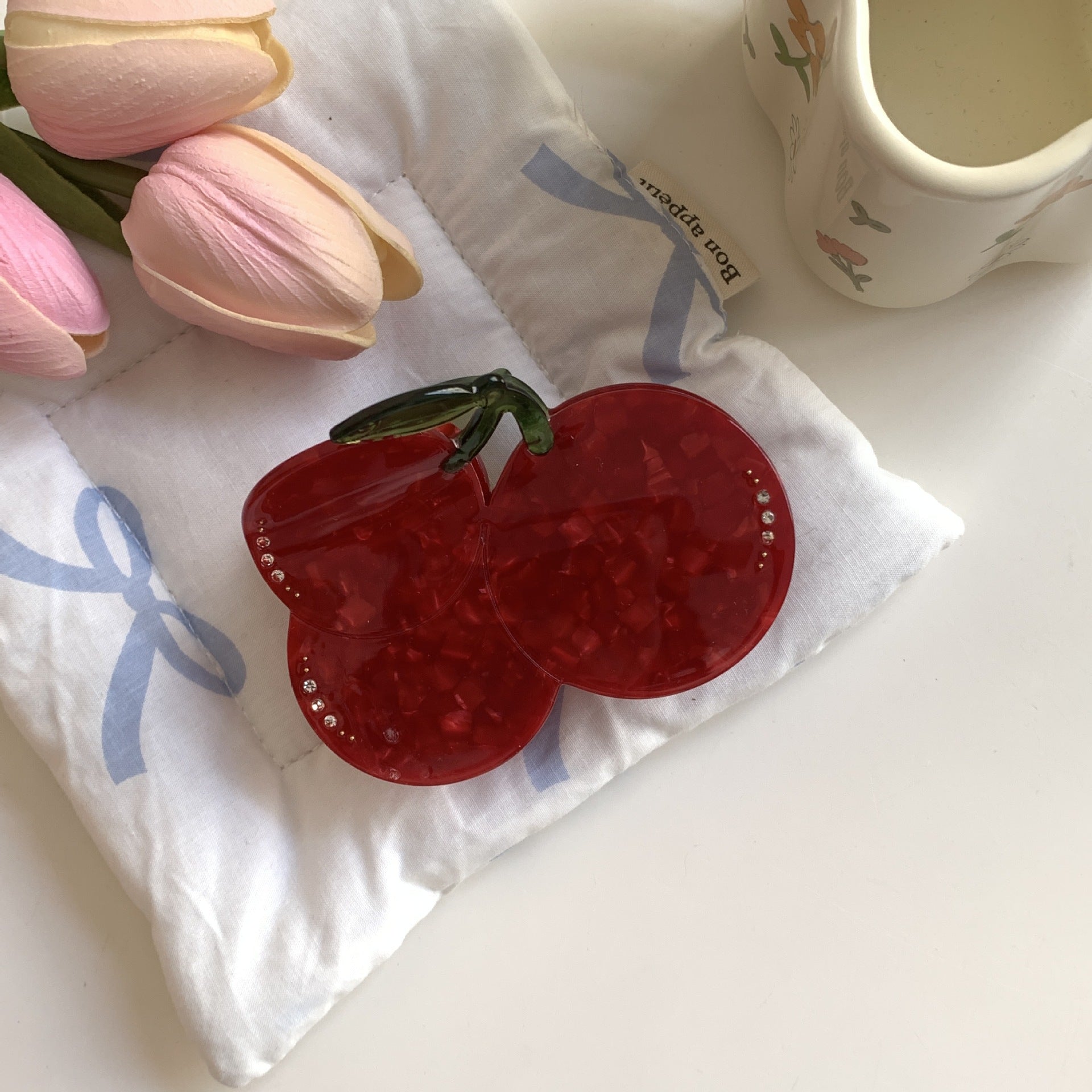 Poignée de fruits Accessoires pour cheveux acétate minoritaire