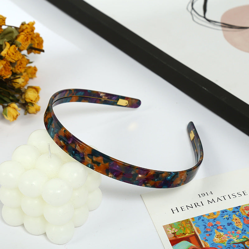 Style coréen Ins ornement Acétate Accessoires capillaires Hawksbill Couleur Bandeau