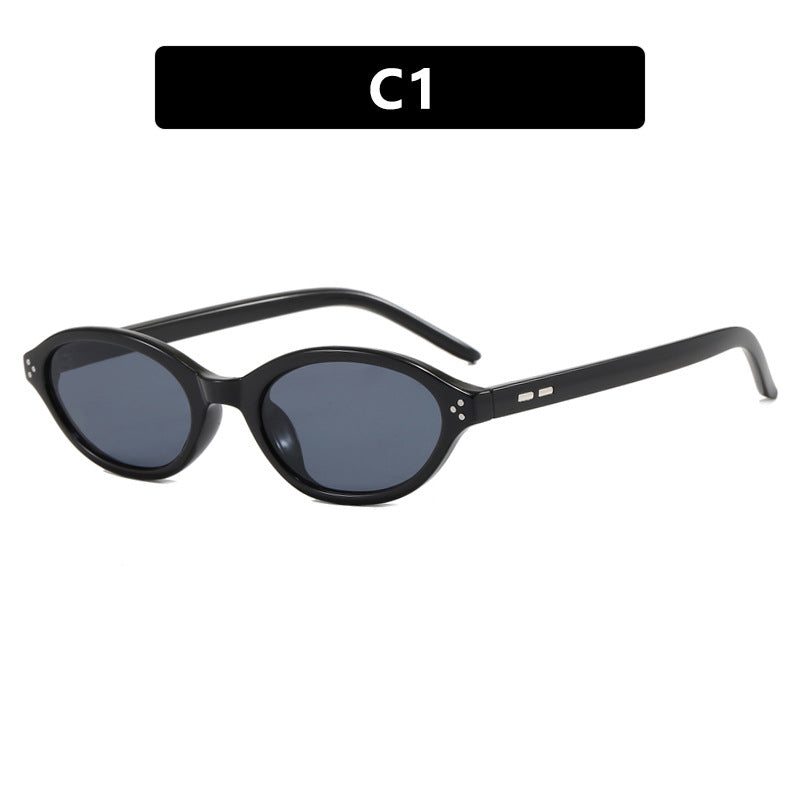 Femmes Spicy-girl Lunettes de soleil rétro de petite taille