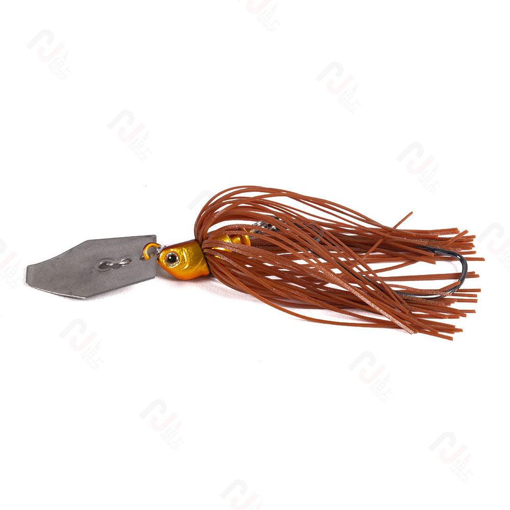 Luya Bait Whisker Guy Jig Metal Composite Glitter Head Crochet